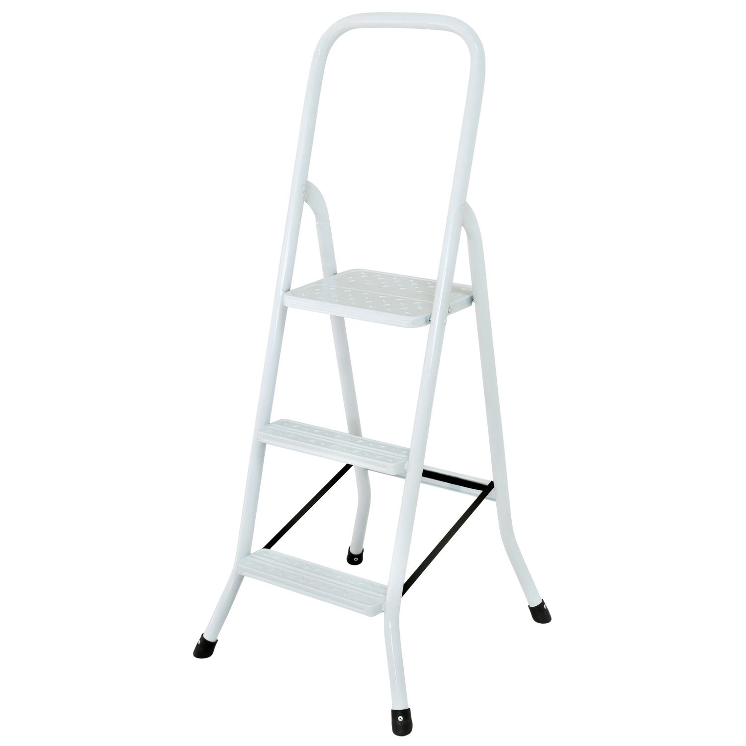 101209 Escalera Metálica Paraboni, Acero Carbono, 120Kg - 3 Escalones - Imagen 1