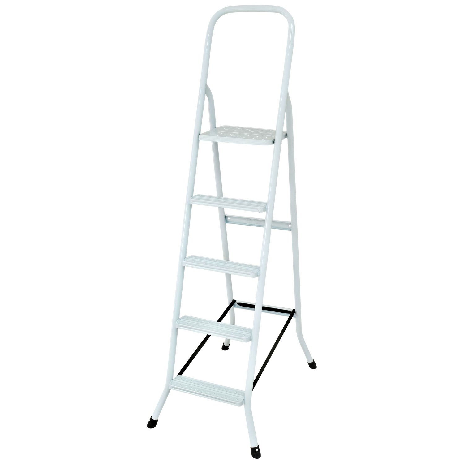 101211 Escalera Metálica Paraboni, Acero Carbono, 120Kg - 5 Escalones - Imagen 1