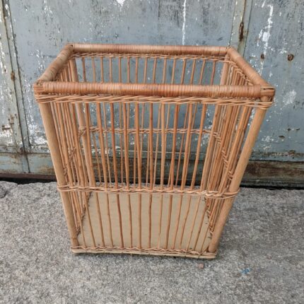 Canasto De Mimbre Multiuso 44x54cm - Alto 58cm