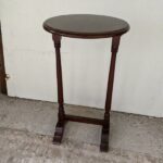 Mesa Auxiliar De Estilo, Tapa Redonda