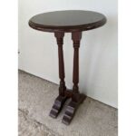 Mesa Auxiliar De Estilo, Tapa Redonda