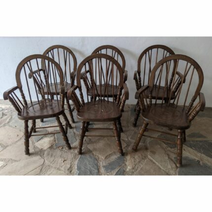 Silla De Madera Estilo Windsor