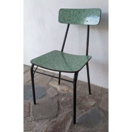 Silla De Hierro, Asiento Y Respaldo En Cármica
