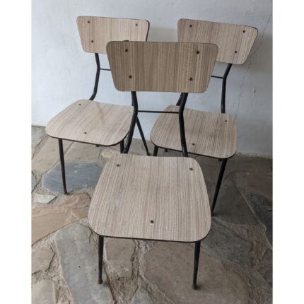 Silla De Hierro, Asiento Y Respaldo En Cármica