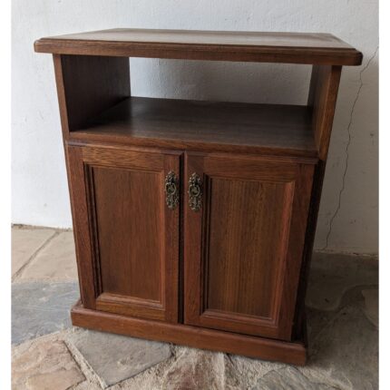 Mueble Tipo Rack De TV, Rodante, 2 Puertas Y 1 Estante