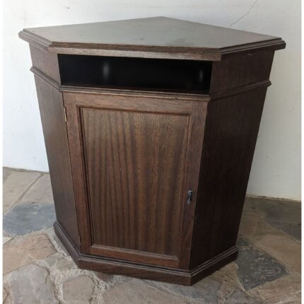 Mueble De Madera Esquinero, Una Puerta, Estantes Interiores