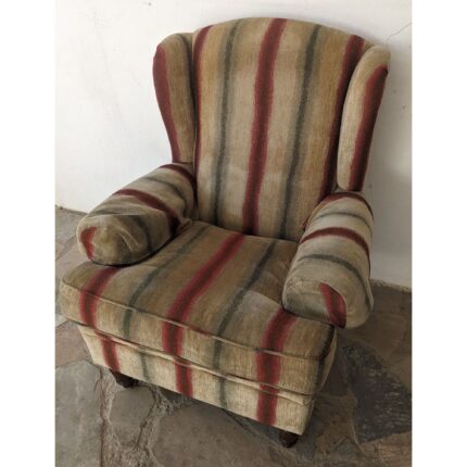 Sillón Tipo Berger, Tapizado En Tela