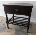 Mesa Auxiliar, Con Estante A Tablitas, 1 Cajón