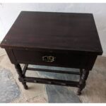 Mesa Auxiliar, Con Estante A Tablitas, 1 Cajón - Imagen 4