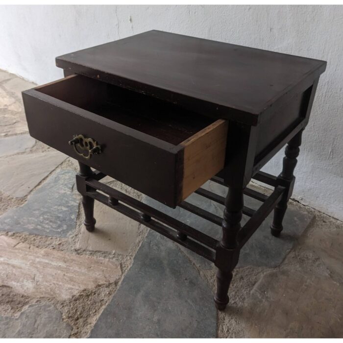 Mesa Auxiliar, Con Estante A Tablitas, 1 Cajón - Imagen 5