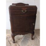 Mesa De Noche Antigua, Estilo Francesa, 1 Puerta 1 Cajón