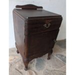 Mesa De Noche Antigua, Estilo Francesa, 1 Puerta 1 Cajón - Imagen 2