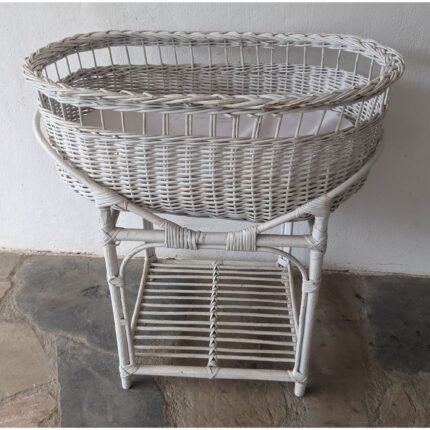 Cuna Moises De Mimbre, Con Estante