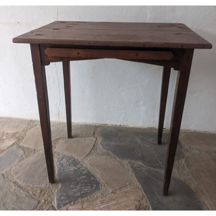 Mesa De Madera Rustica, Con Bandeja - Imagen 1