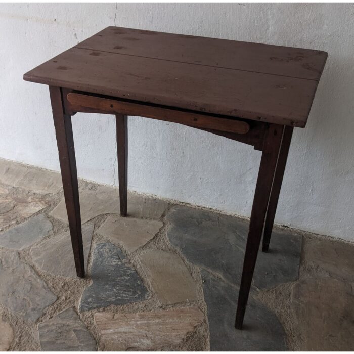 Mesa De Madera Rustica, Con Bandeja - Imagen 2