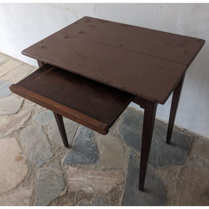 Mesa De Madera Rustica, Con Bandeja - Imagen 3