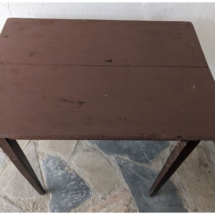 Mesa De Madera Rustica, Con Bandeja - Imagen 5