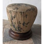 Puff Antiguo, Estilo Art Deco, Tapizado