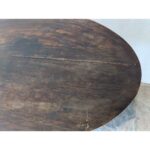 Mesa Auxiliar De Sala, Antigua, Tapa Oval, 2 Niveles - Imagen 4