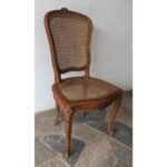 Silla Antigua, Estilo Francesa, Asiento Y Respaldo Esterillado - Imagen 2