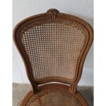 Silla Antigua, Estilo Francesa, Asiento Y Respaldo Esterillado - Imagen 4
