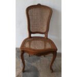 Silla Antigua, Estilo Francesa, Asiento Y Respaldo Esterillado - Imagen 3
