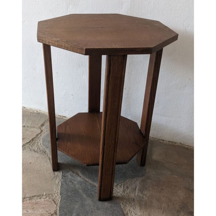 Mesa Auxiliar De Sala, 2 Niveles, Tapa Octogonal - Imagen 1