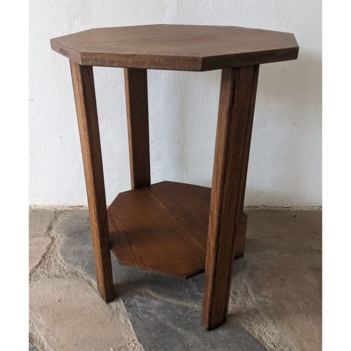 Mesa Auxiliar De Sala, 2 Niveles, Tapa Octogonal - Imagen 2