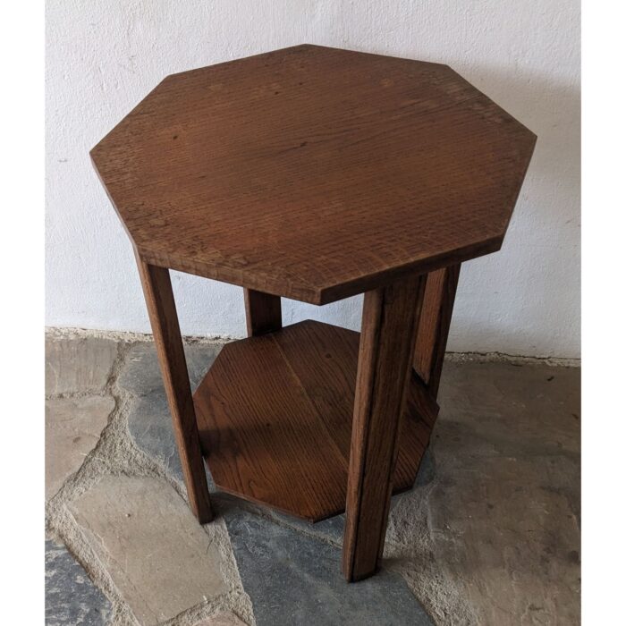 Mesa Auxiliar De Sala, 2 Niveles, Tapa Octogonal - Imagen 3
