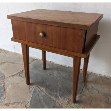 Mesa Auxiliar De Noche, Estilo Americana, 1 Cajón