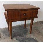Mesa Auxiliar De Noche, Estilo Americana, 1 Cajón - Imagen 2