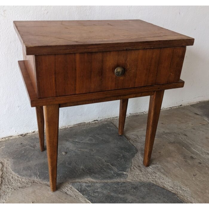 Mesa Auxiliar De Noche, Estilo Americana, 1 Cajón - Imagen 2