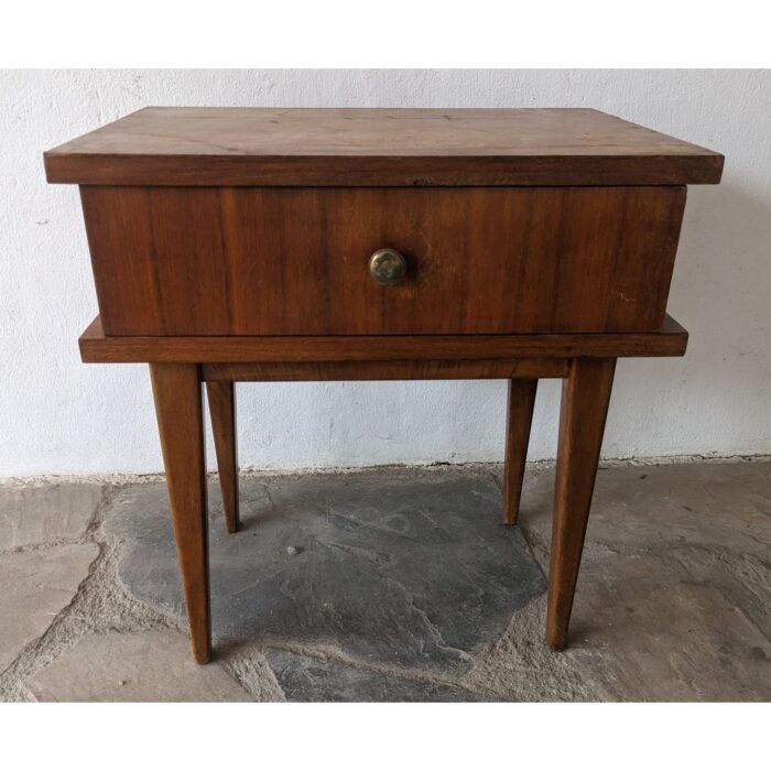 Mesa Auxiliar De Noche, Estilo Americana, 1 Cajón - Imagen 3