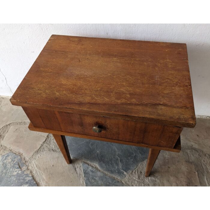 Mesa Auxiliar De Noche, Estilo Americana, 1 Cajón - Imagen 4