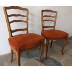 Silla Antigua, Estilo Francesa, Asiento Tapizado - Imagen 3