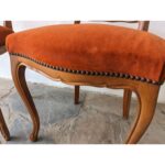 Silla Antigua, Estilo Francesa, Asiento Tapizado - Imagen 5