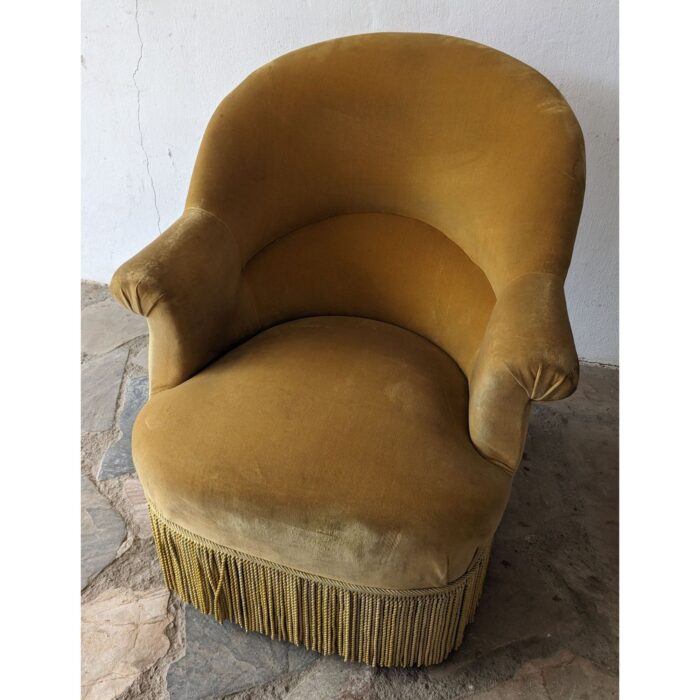 Sillón Butaca, Estilo Francesa, Antiguo - Imagen 1