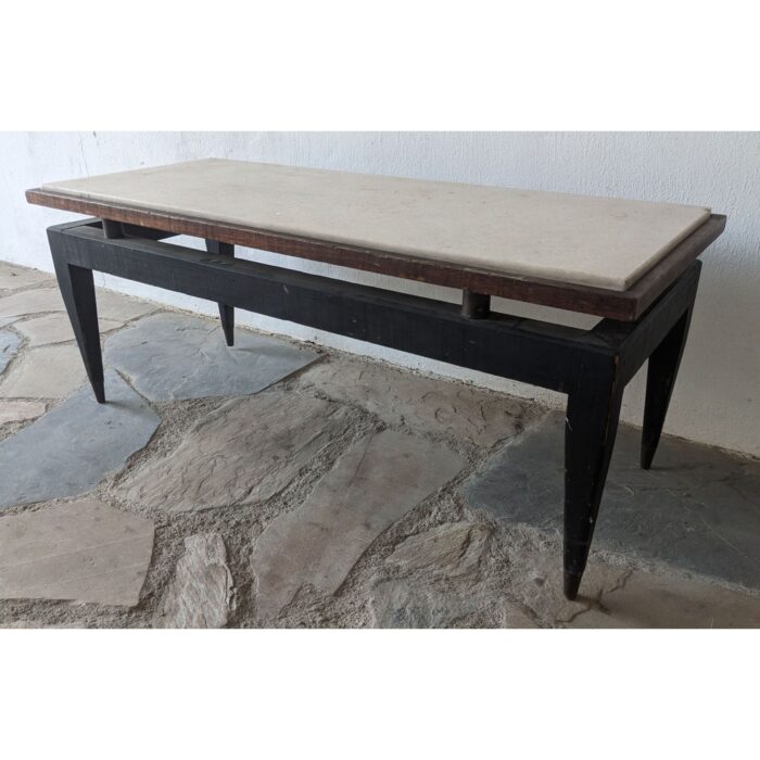 Mesa De Sala, Estilo Americana, Tapa De Mármol - Imagen 1