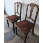 Silla Antigua De Estilo, Asiento Tapizado - Imagen 3