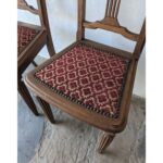 Silla Antigua De Estilo, Asiento Tapizado - Imagen 6