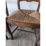 Silla Antigua, Estilo Francesa, Asiento De Cardo - Imagen 5