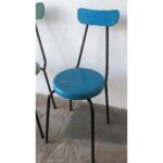 Silla Antigua, Hierro Y Madera - Imagen 3