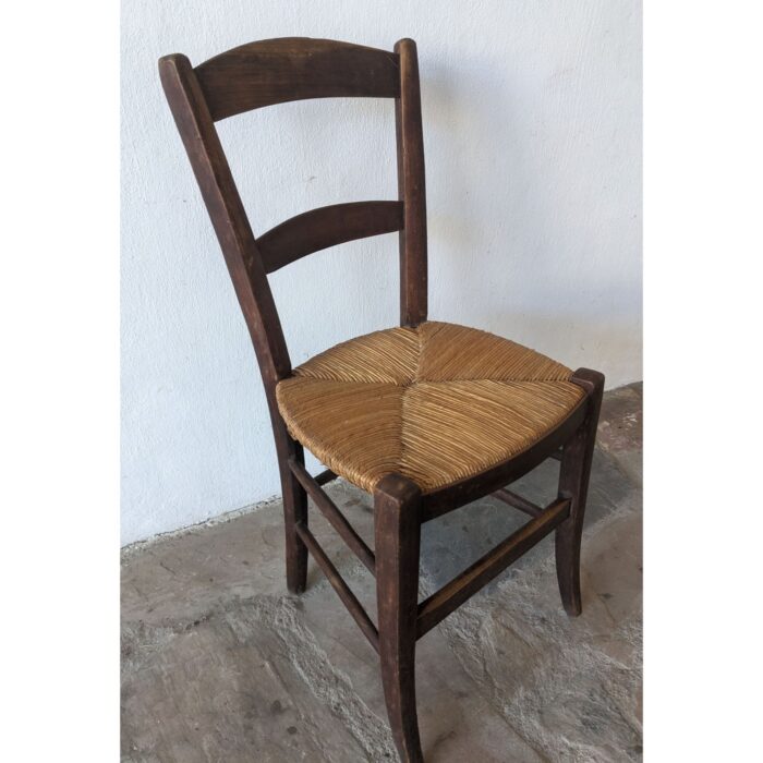 Silla Antigua, Asiento De Cardo - Imagen 2