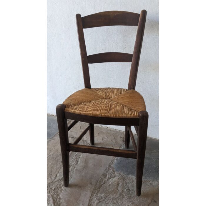 Silla Antigua, Asiento De Cardo - Imagen 3