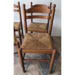 Silla De Madera, Asiento De Cardo - Imagen 3