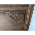 Respaldo De Cama Francesa, Antiguo, En Roble - Imagen 5