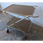 Mesa De Bar Antigua, Americana, Rodante, Plegable - Imagen 3