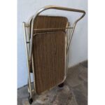 Mesa De Bar Antigua, Americana, Rodante, Plegable - Imagen 5