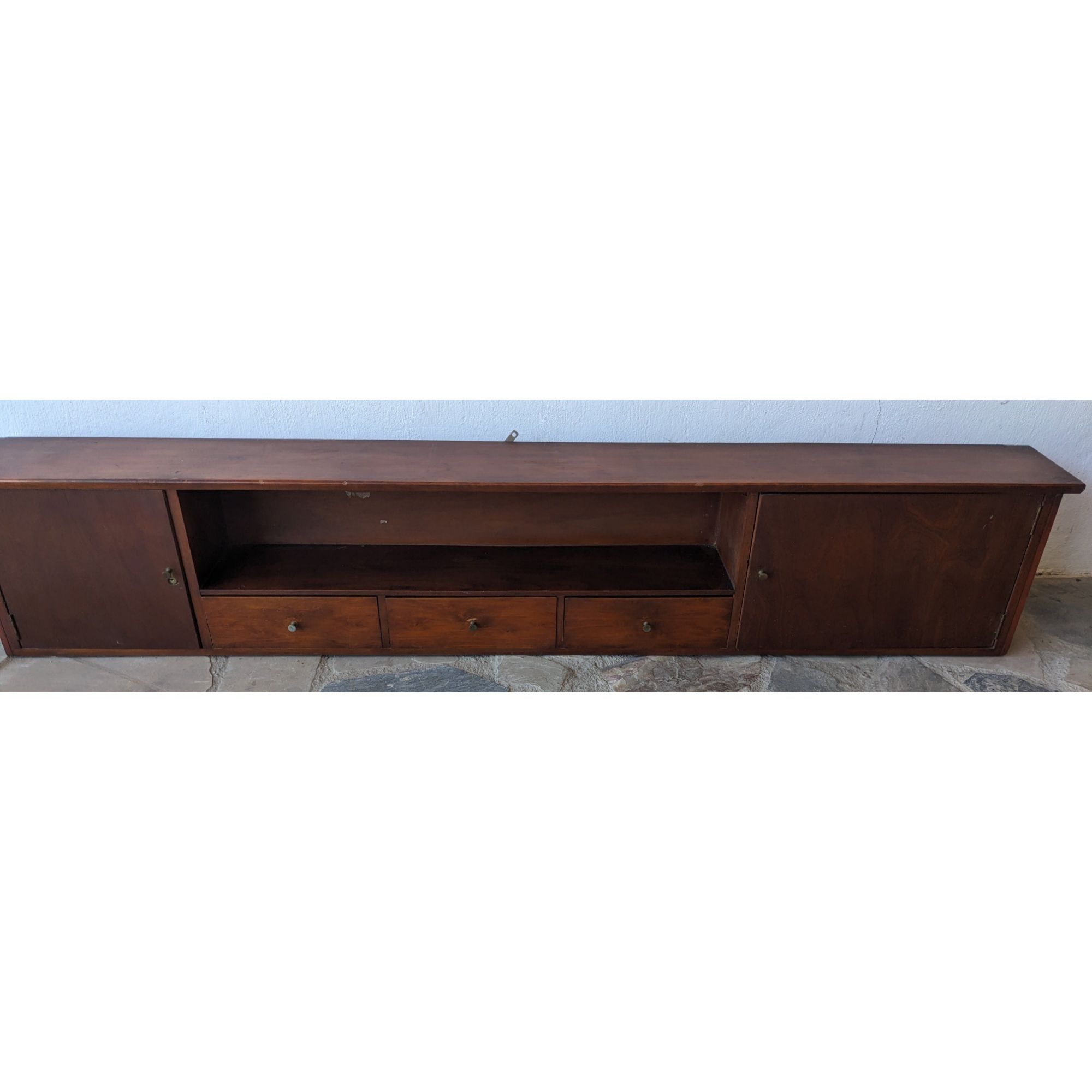 A1620_01 Repisa De Colgar, Americano, 2 Puertas 3 Cajones 1 Estante - Imagen 1