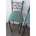 Banqueta Alta, Hierro, Asiento Tapizado - Imagen 5